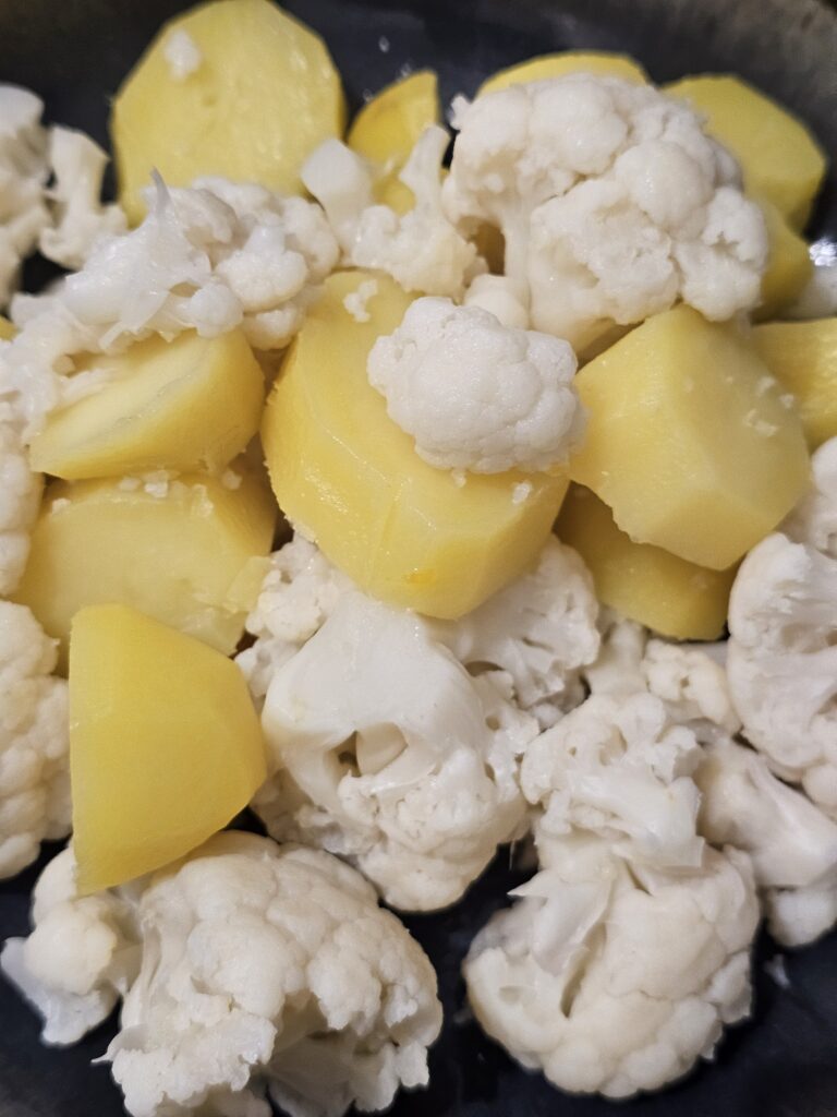 chou fleur pomme de terre