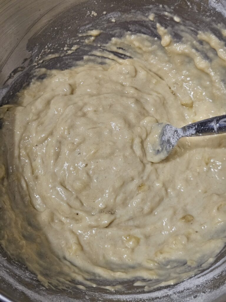 Pâte à pancakes à la banane prête