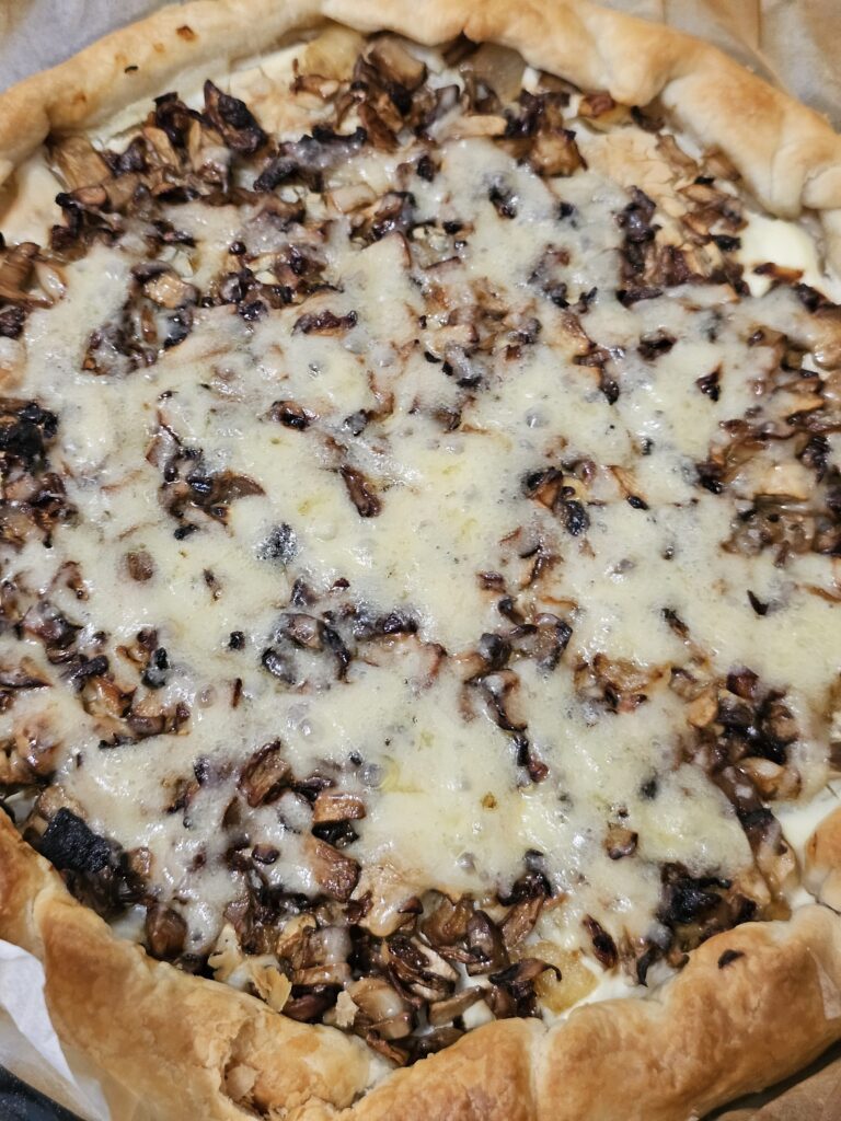 tarte fine champignons comté